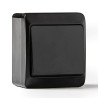 Conmutador estanco ip44, 16a 250 v, negro