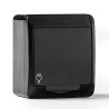 Base t/tl estanca, ip44 16 a 250 v, negro