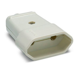 Base aérea bipolar 10a 250 v, blanca