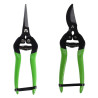 Tijeras de podar con mango verde, 17,5 cm, modelos variados