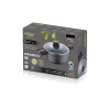 Cacerola de aluminio fundido inducción con tapa bistro grey ø24 x 12 cm