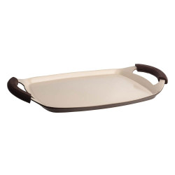 Asador de aluminio forjado natur, 37,5 x 23,5 cm