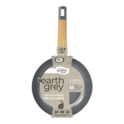 Sartén de aluminio prensado inducción earth grey ø24 cm