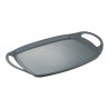 Asador aluminio prensado, earth grey, 36,9 x 24,6 cm
