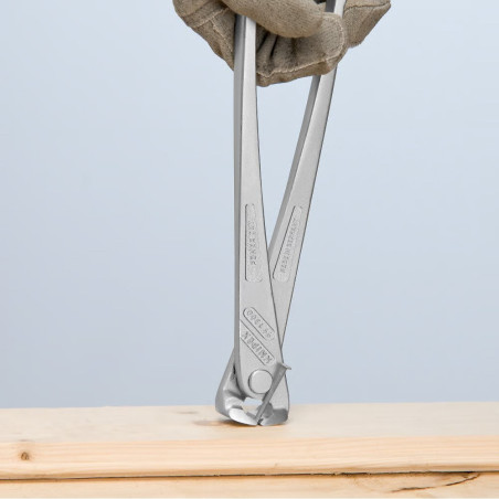 Tenaza rusa de fuerza, cincada brillante, 300 x 50 x 25 mm