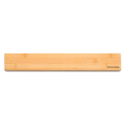 Soporte magnético para cuchillos, modelo bambú, 40 x 2 x 6 cm, blister