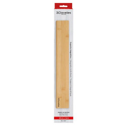 Soporte magnético para cuchillos, modelo bambú, 40 x 2 x 6 cm, blister