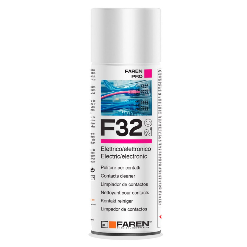 Limpiador de contactos en seco f32 2.0, 400 ml