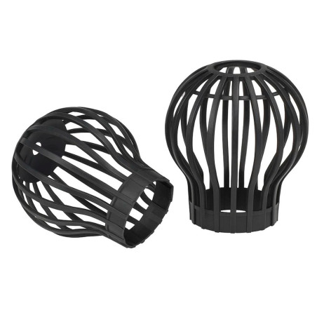 Rejilla globo para bajante canalón/sumidero ø12 cm, 2 uds