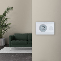 Termostato digital on/off, blanco, 12,5 x 2,4 x 8,5 cm