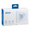 Termostato digital programable semanal, blanco, 160 x 18 x 100 mm
