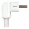 Clavija para cocinas 2p+tt 25a, blanco, 53 x 81 x 86 mm