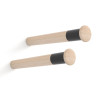 Soporte fijo para bicicleta, modelo mt310, de madera de haya con acabado lacado, ø3,8 x 31 cm, 2 uds