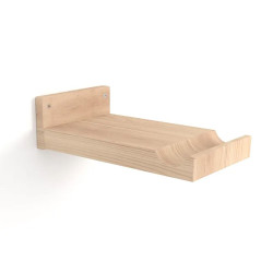 Soporte fijo para bicicleta, modelo 2-8062.90, de madera de haya con acabado lacado, 10 x 20 x 36 cm