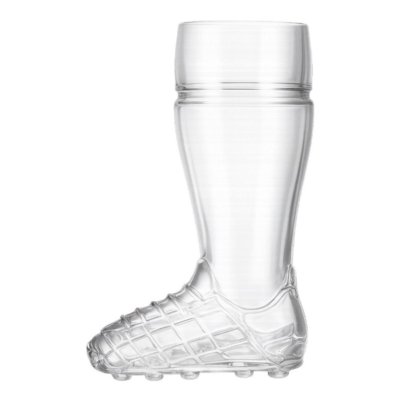Jarra bota de fútbol, de cristal, 0,3 l