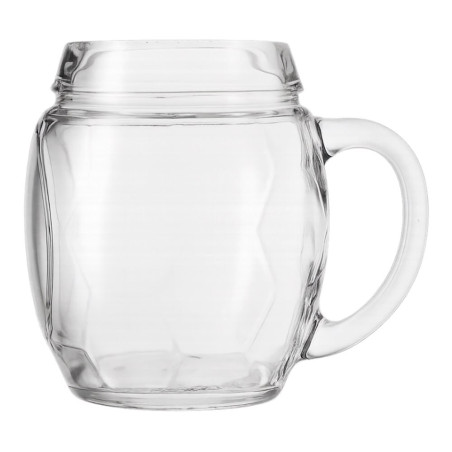 Jarra balón de fútbol, de cristal, 0,5 l
