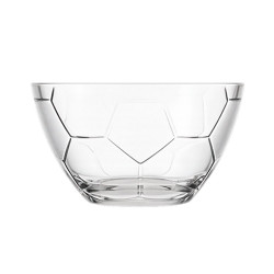Bol balón de fútbol, de cristal, ø14 cm