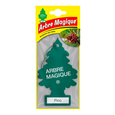 Ambientador de coche, modelo árbol, aroma pino