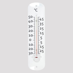 Termómetro de metal, 19 cm, colores surtidos