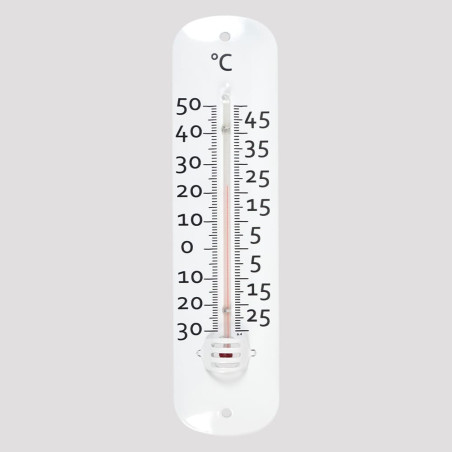 Termómetro de metal, 19 cm, colores surtidos