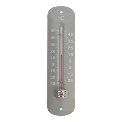 Termómetro de metal, 19 cm, colores surtidos