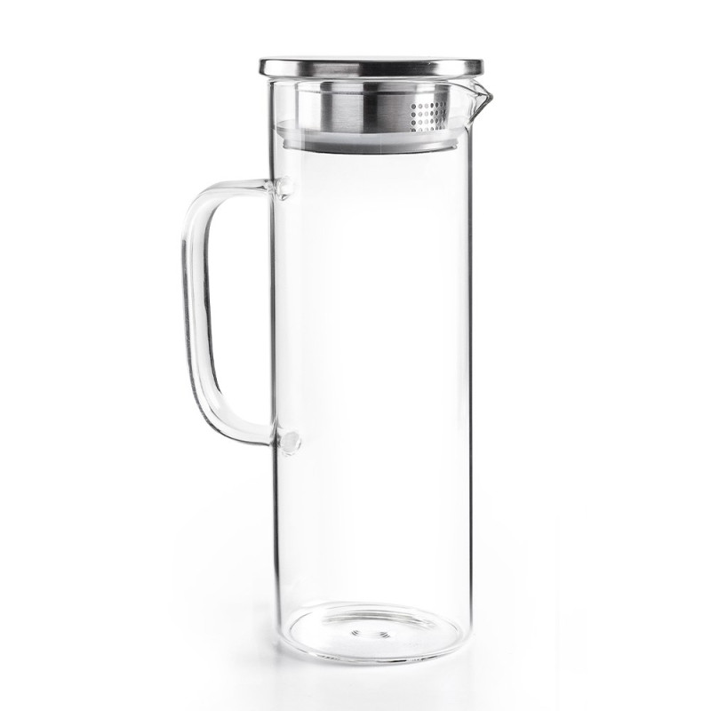 Jarra de borosilicato y acero inoxidable para nevera 1,5 l