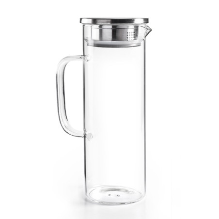 Jarra de borosilicato y acero inoxidable para nevera 1,5 l