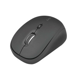 Ratón ergonómico, inalámbrico, 2,4 ghz, 1600 dpi, negro
