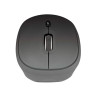 Ratón ergonómico, inalámbrico, 2,4 ghz, 1600 dpi, negro