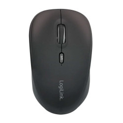 Ratón ergonómico, inalámbrico, 2,4 ghz, 1600 dpi, negro