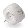 Adaptador triple schuko, 2 tomas usb 2100 ma, perfil iluminado (retractilado)