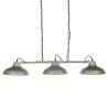 Lámpara de techo, metal, color gris, 107 x 66 x 27 cm