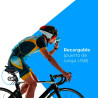Luz trasera led con intermitentes y mando para bicicleta