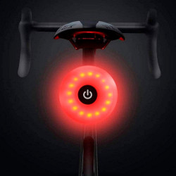 Luz trasera led recargable para bicicleta