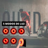 Luz trasera led recargable para bicicleta