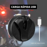 Luz trasera led recargable para bicicleta
