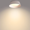 Plafón interior led 14 w 1.100 lm 3.000 k gris mod. dawn, ø34 cm