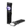 Linterna compacta recargable slim mini uv
