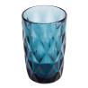 Vaso de cristal con relieve modelo aqua, 350 ml, 4 uds