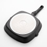 Sartén asador grill de aluminio forjado expert, 28 x 28 x 4,2 cm