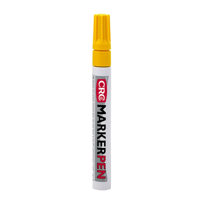 Markerpen, rotulador maracador permanente, color amarillo