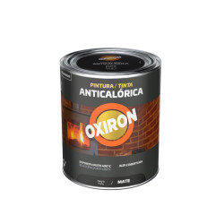 Pintura anticalórica negro mate 0,75 l