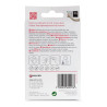 Circulos adhesivos hook&loop ø16 mm, blancos, 16 pares