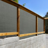Malla de ocultación y sombreo premium 230 g/m². antracita, 4 x 4 m