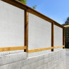 Malla de ocultación y sombreo premium 230 g/m². blanca, 3 x 4 m