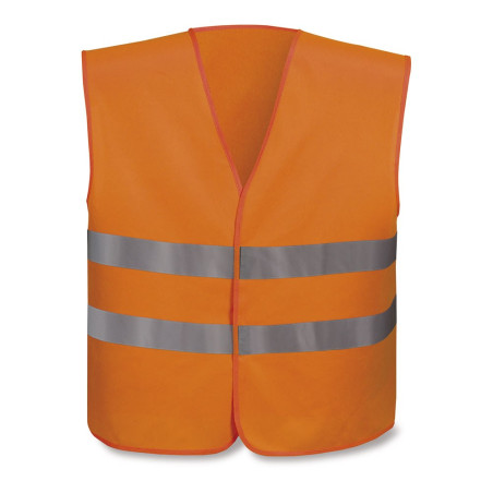 Chaleco de alta visibilidad av prime source naranja fluor talla m