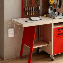 Base múltiple 3 tomas+ 2 usb a/c, schuko 2p+t, 16a 250v~, multifix, blanca, blister