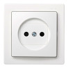 Base superficie, 2p 16a 250v~, ip20, serie simon 73 loft, blanco, retractilado