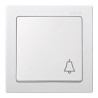 Base superficie, schuko 2p+t + conmutador 16a 250v~, ip20, serie simon73 loft, blanco, retractilada