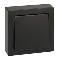 Conmutador de cruce, superficie, 10ax 250v~, ip20, serie simon73 loft, grafito, retractilado